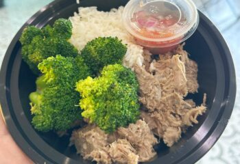 Steak, Jasmine Rice, Broccoli, Pico