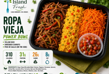 Ropa Vieja, Yellow Rice, Carrots, Pico