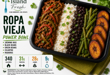 Ropa Vieja, Jasmine Rice, Black Beans, Green Beans, Cilantro and Maduros Ropa Vieja, Jasmine Rice, Black Beans, Green Beans, Cilantro and Maduros