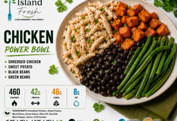 Shredded Chicken, Sweet Potato, Black Beans and Green Beans Shredded Chicken, Sweet Potato, Black Beans and Green Beans