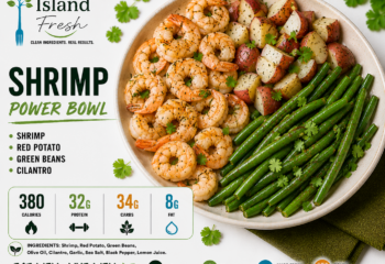 Shrimp, Red Potato, Green Beans, Cilantro
