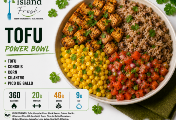 Tofu, Congris, Corn, Cilantro and Pico