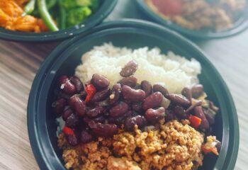 Ground Beef, Jasmine Rice, Broccoli