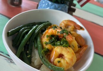 Shrimp, Red Potato, Green Beans, Cilantro